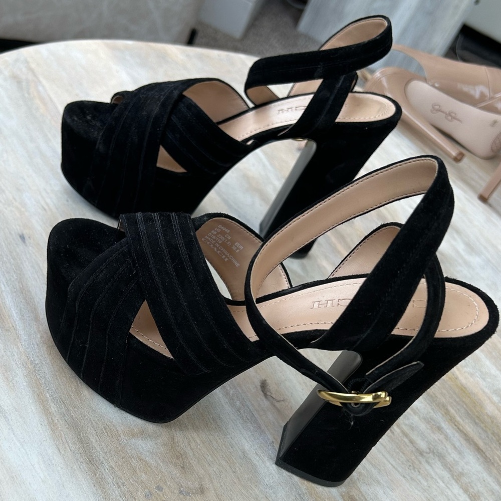 Coach never worn heels
